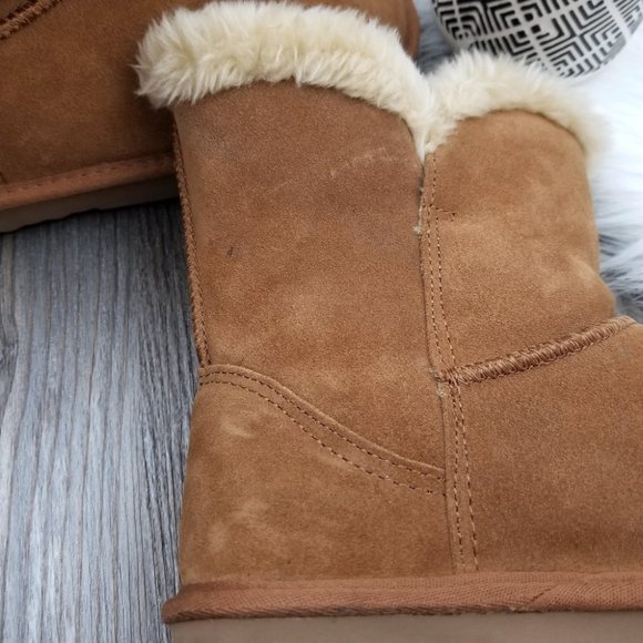 Style & Co. Faux Fur Suede Ankle Boots - Picture 15 of 15
